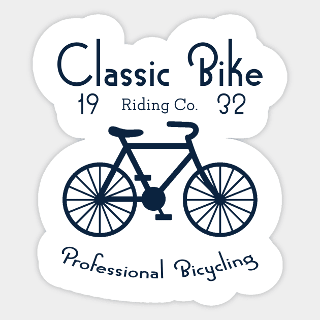 classic bike Sticker by Southwengker